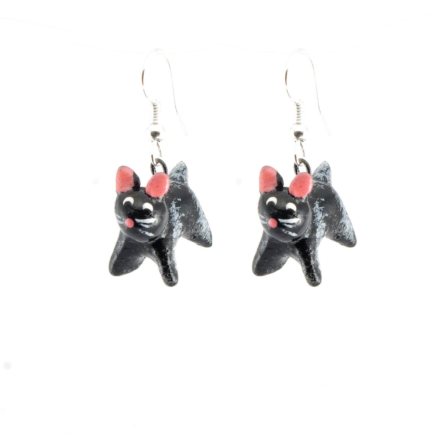 Cat Ceramic Earrings