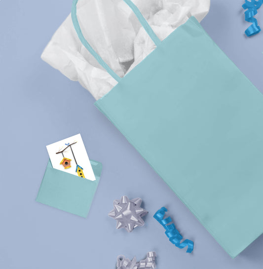 Birdhouses Gift Enclosure Mini Card
