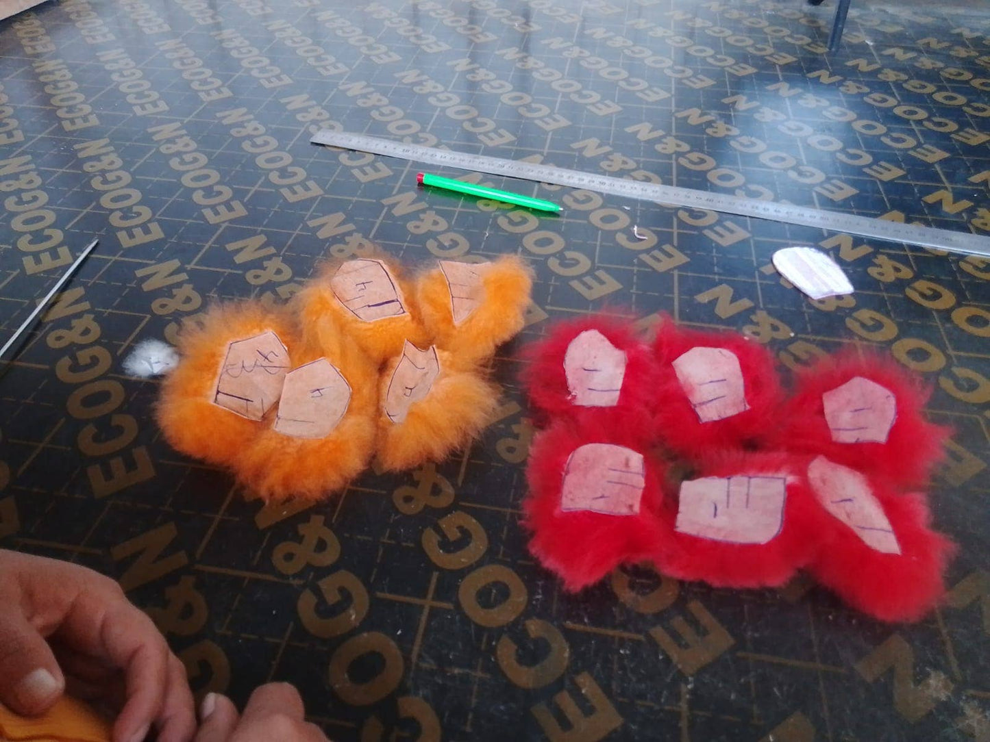 Colorful Alpaca Fur Goat