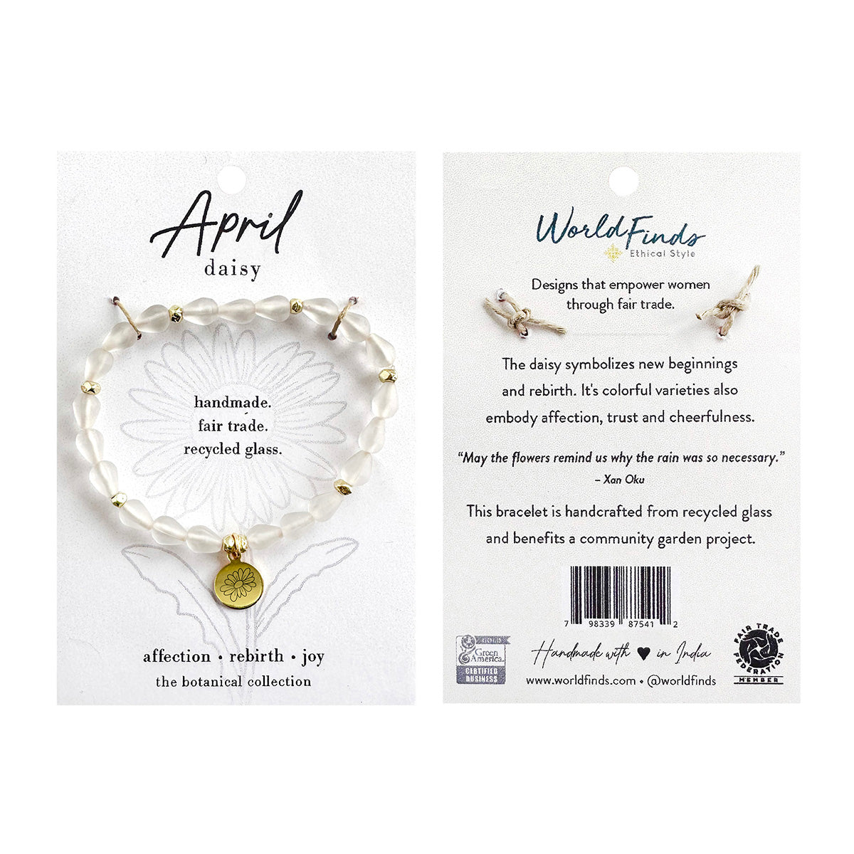 April Botanical Bracelet