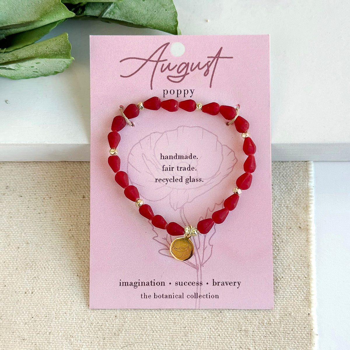 August Botanical Bracelet