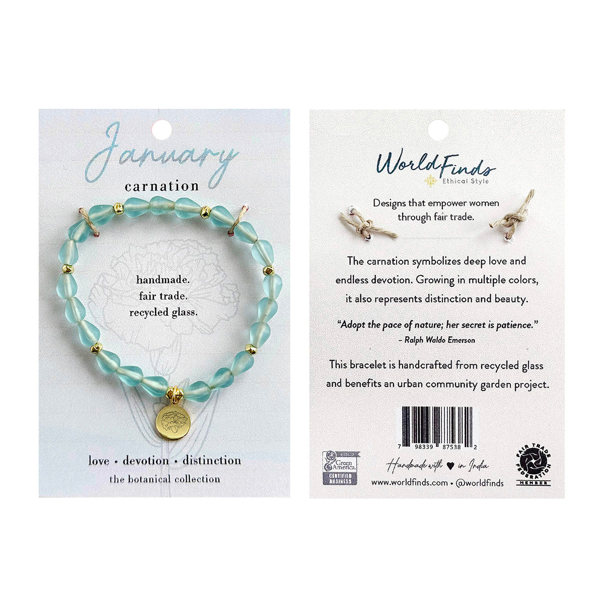 January Botanical Bracelet
