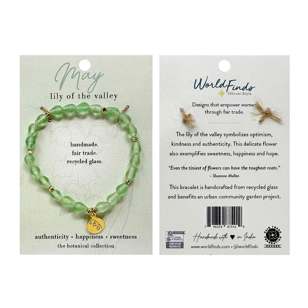 May Botanical Bracelet