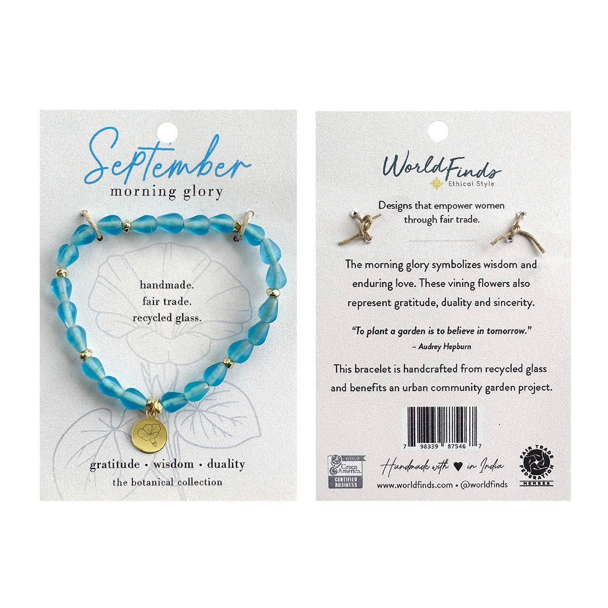 September Botanical Bracelet