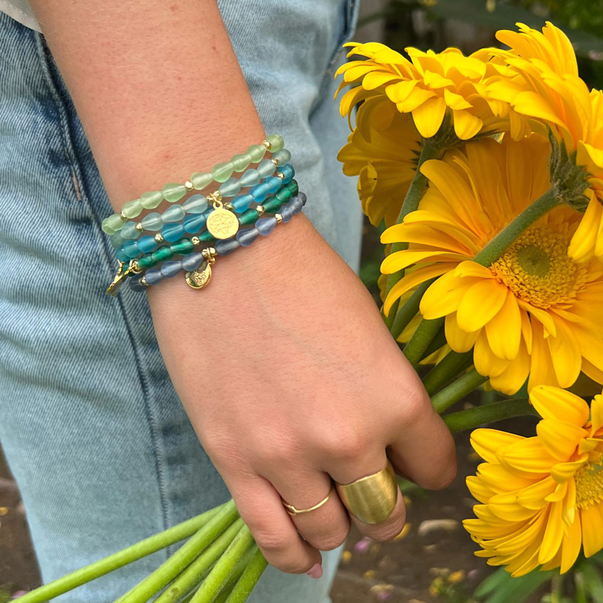 September Botanical Bracelet