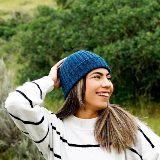 Knitted Cascade Beanie