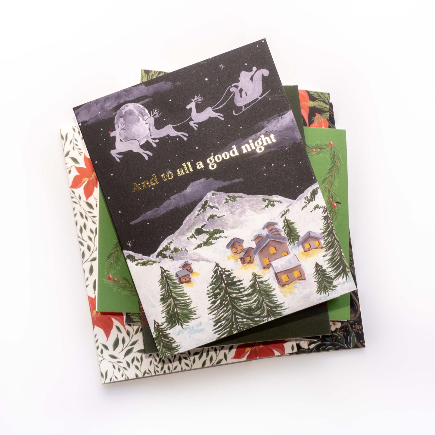 To All A Good Night Holiday Greeting Card