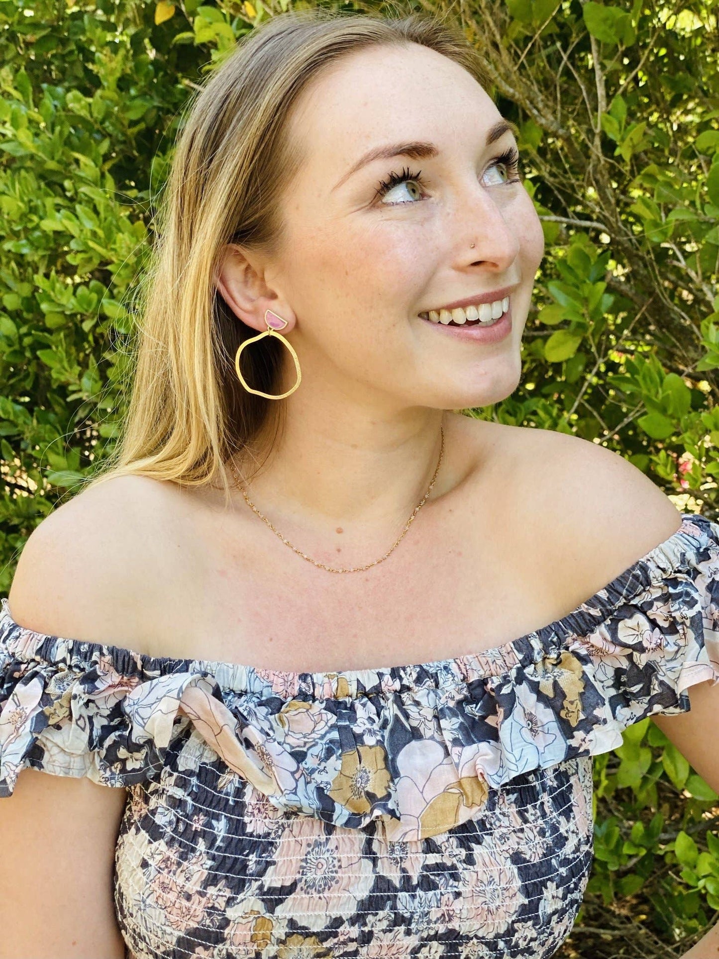 Bohemian Moonstone Rosary Necklace