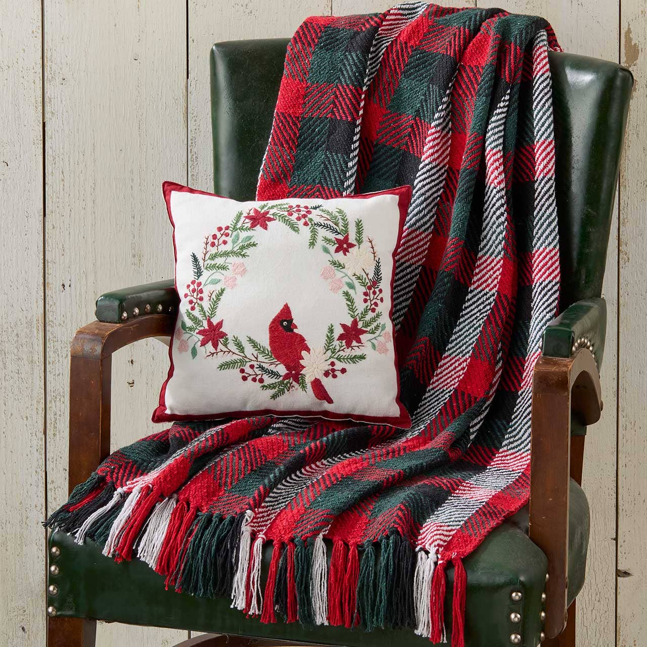 Fireside Plaid Rethread Throw