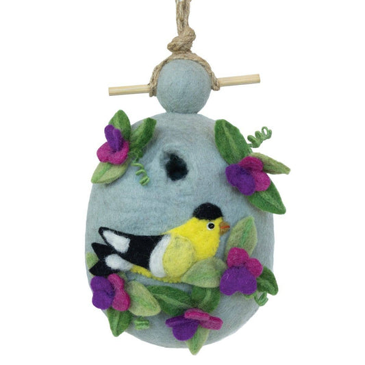 Sweetpea Goldfinch Birdhouse