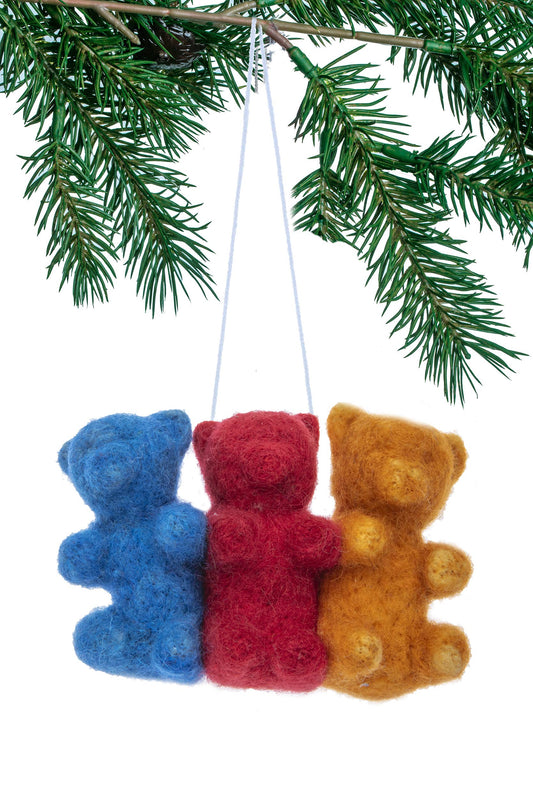 Gummy Bears Felt Ornament
