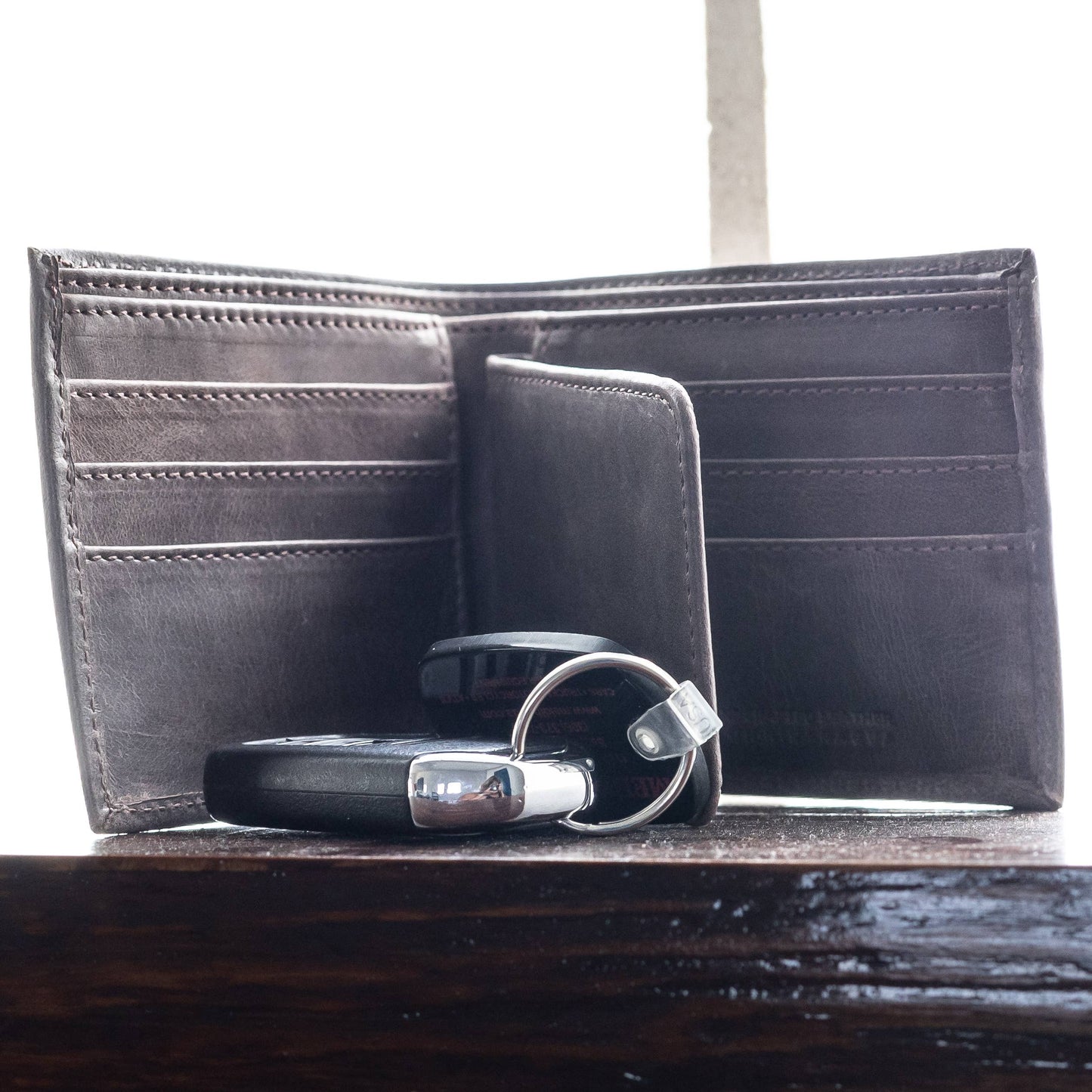 BIFOLD Italian Mocha Leather Wallet