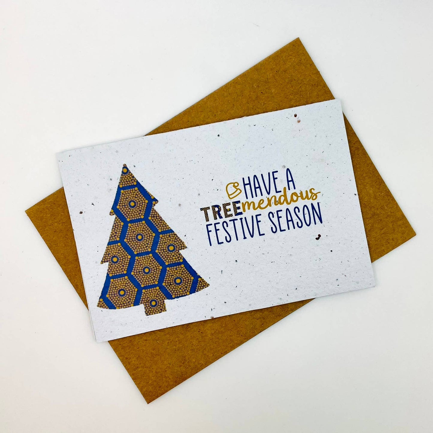 Treemendous Growing Paper Christmas Card