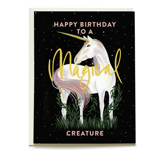 Unicorn Birthday Greeting Card