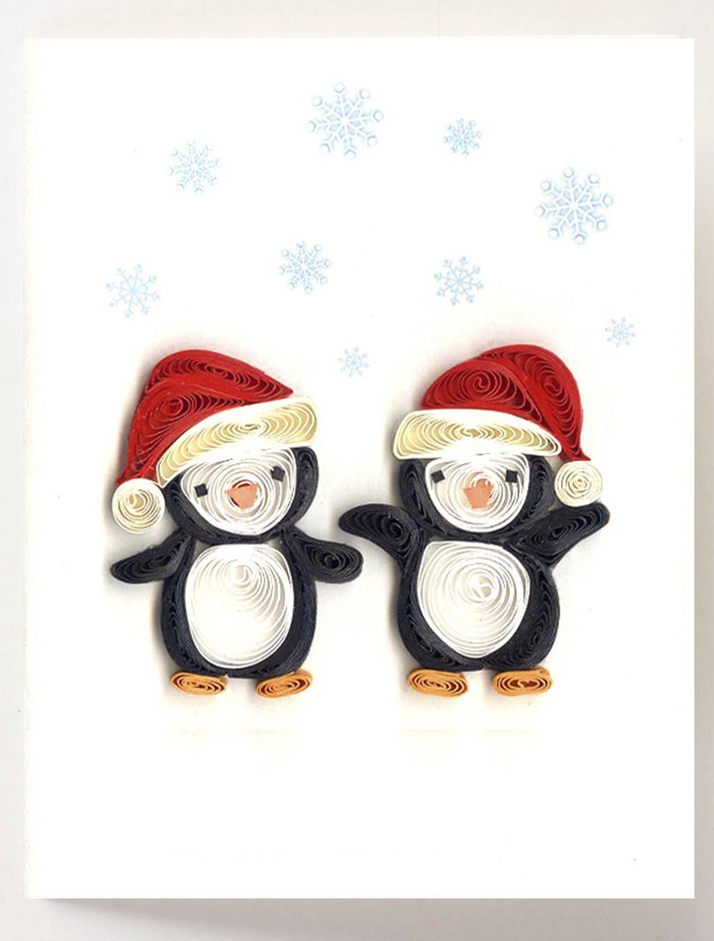 Christmas Penguins Gift Enclosure Mini Card