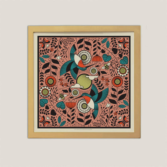 Birds and Bees Art Print