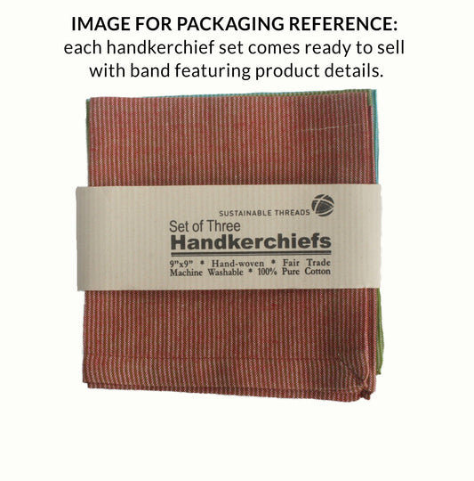 Bamboo Handwoven Handkerchief Set