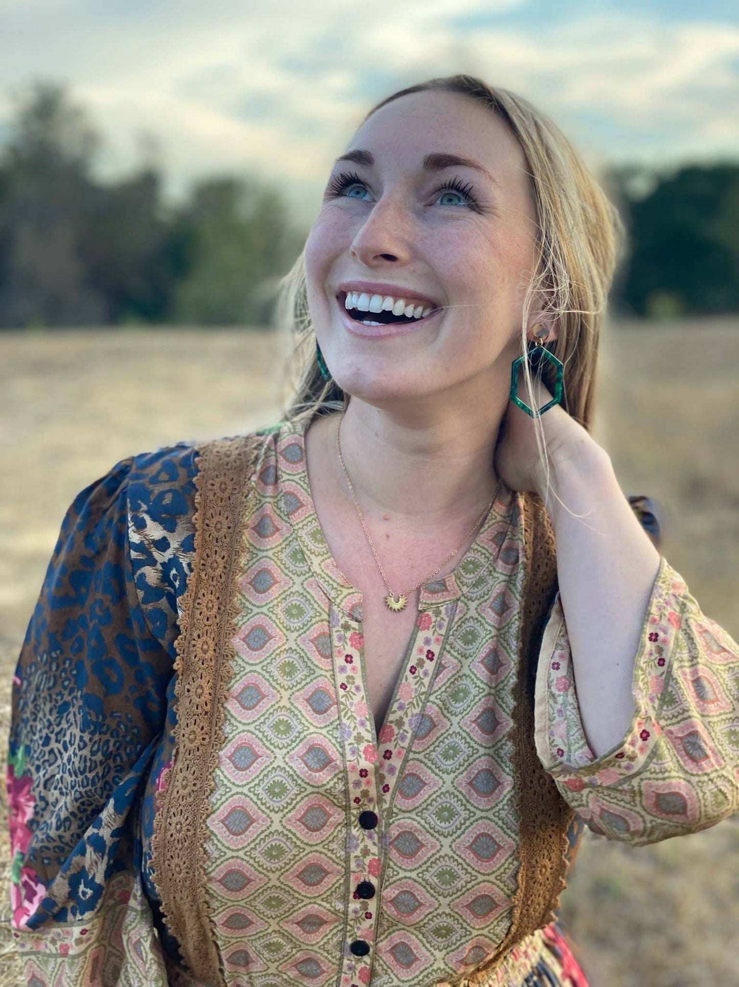 Horizon Sun Necklace