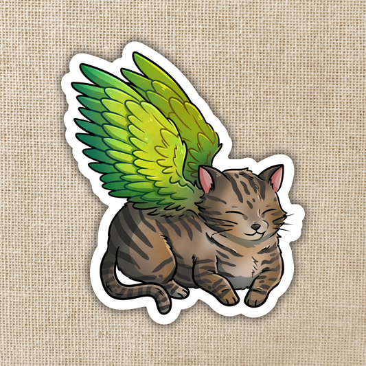 Winged Tabby Cat |The Spellshop