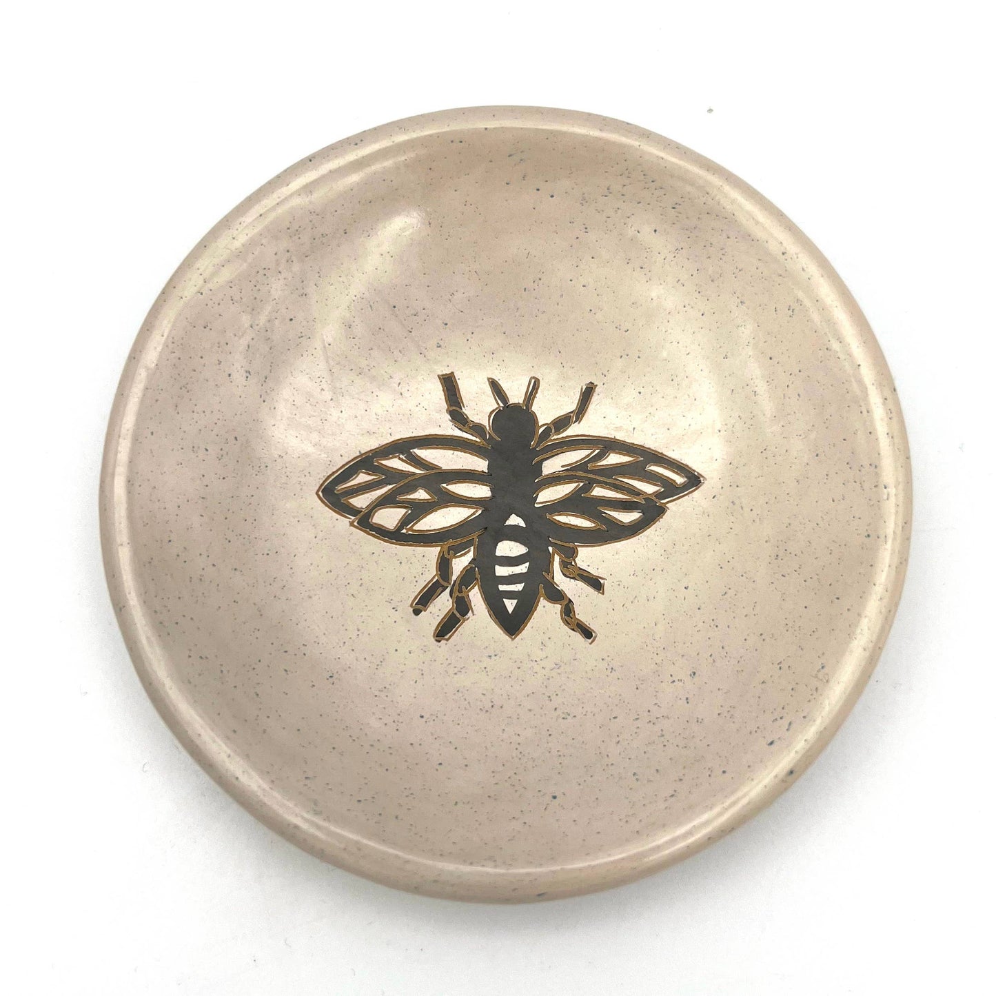 Honeybee Ceramic Ring Dish