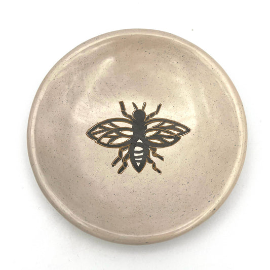 Honeybee Ceramic Ring Dish