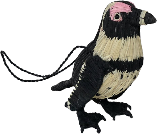 African Penguin Woven Ornament