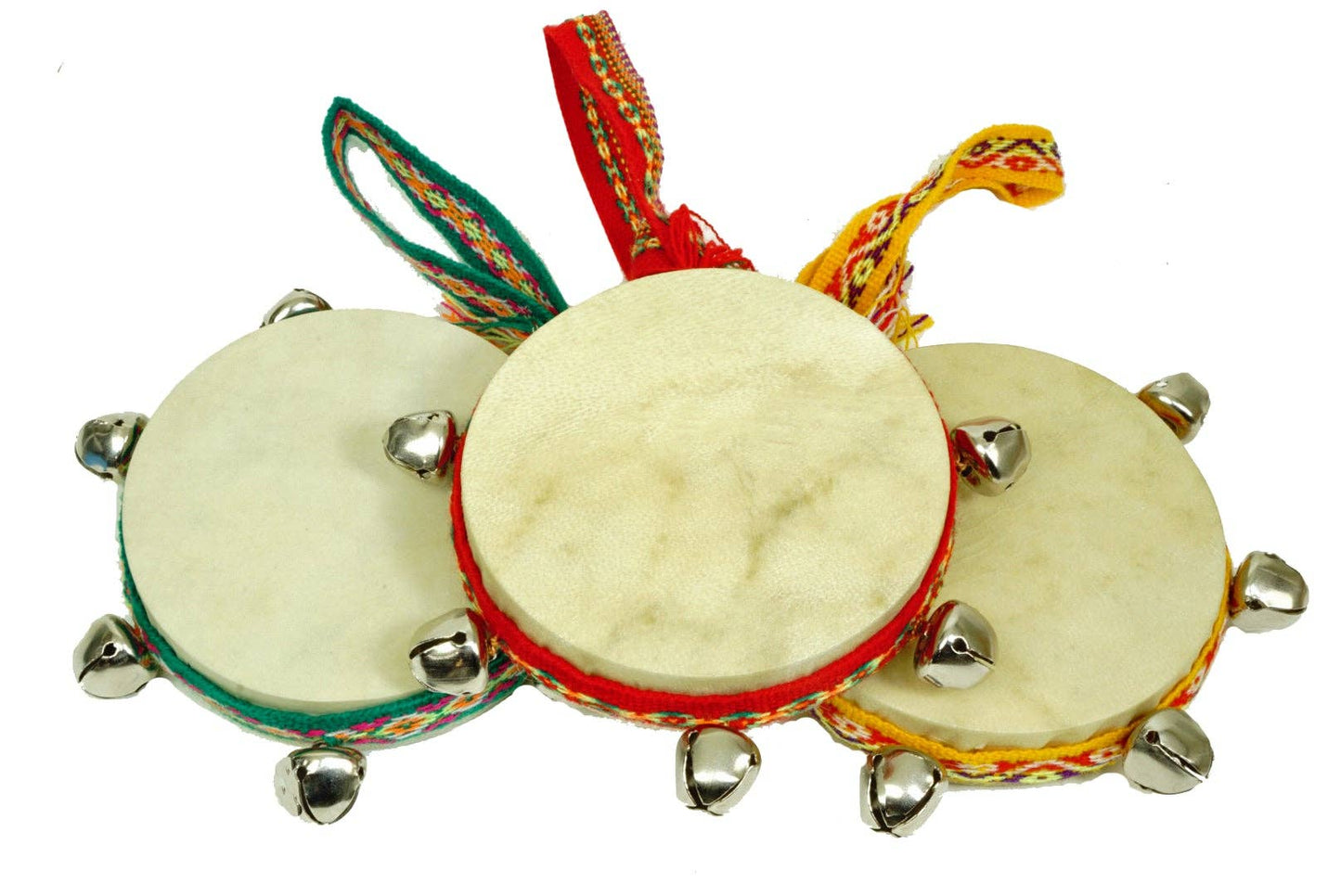 Damasas Drum w/ Bells & Fabric Loop