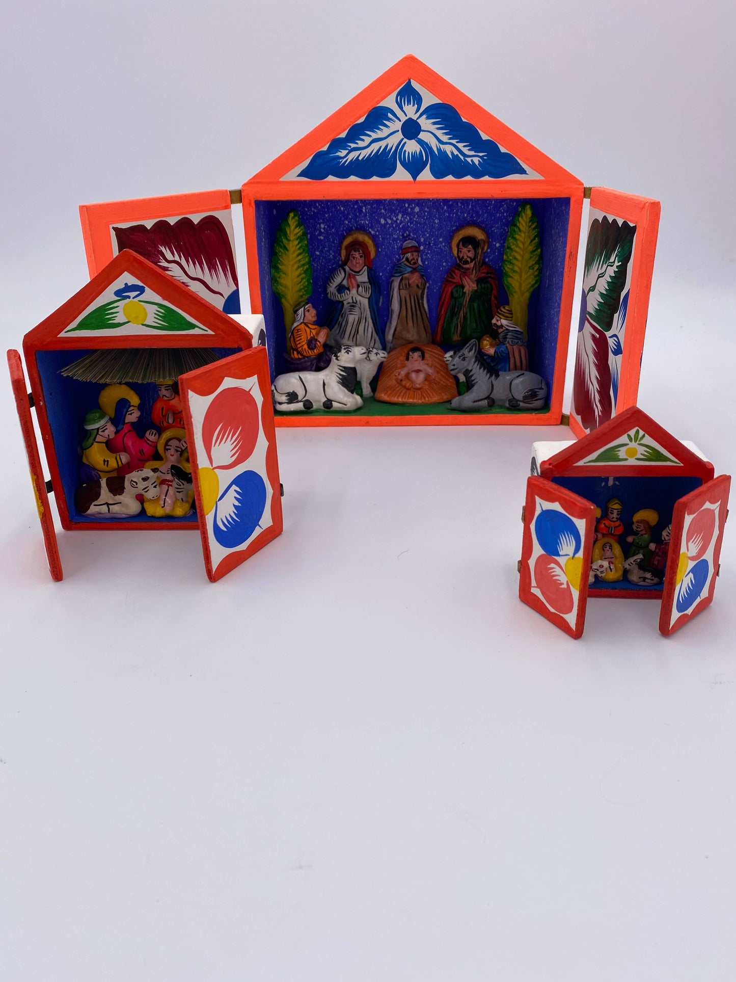 Retablo Wooden Nativity