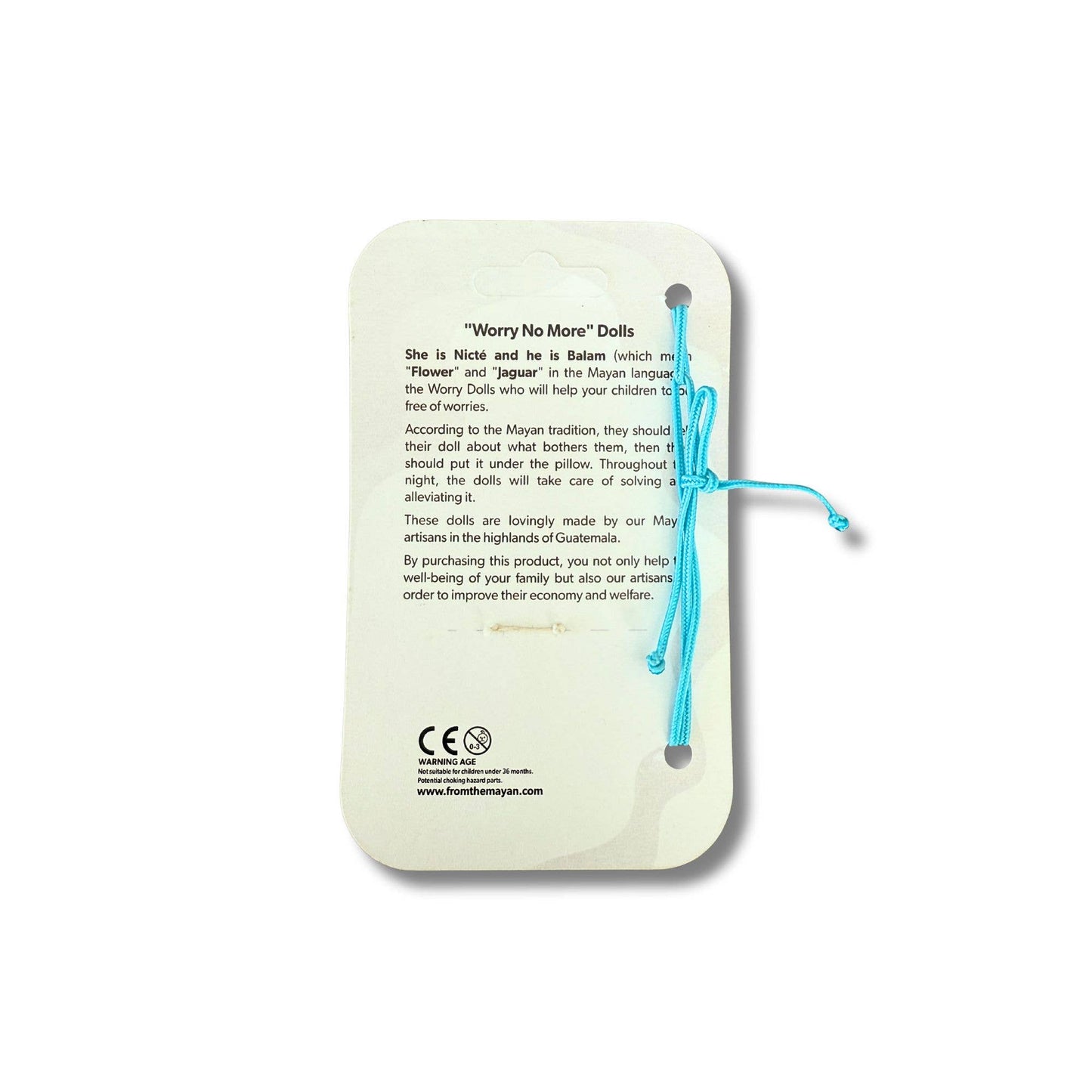 Guatemalan Worry Doll with Bracelet