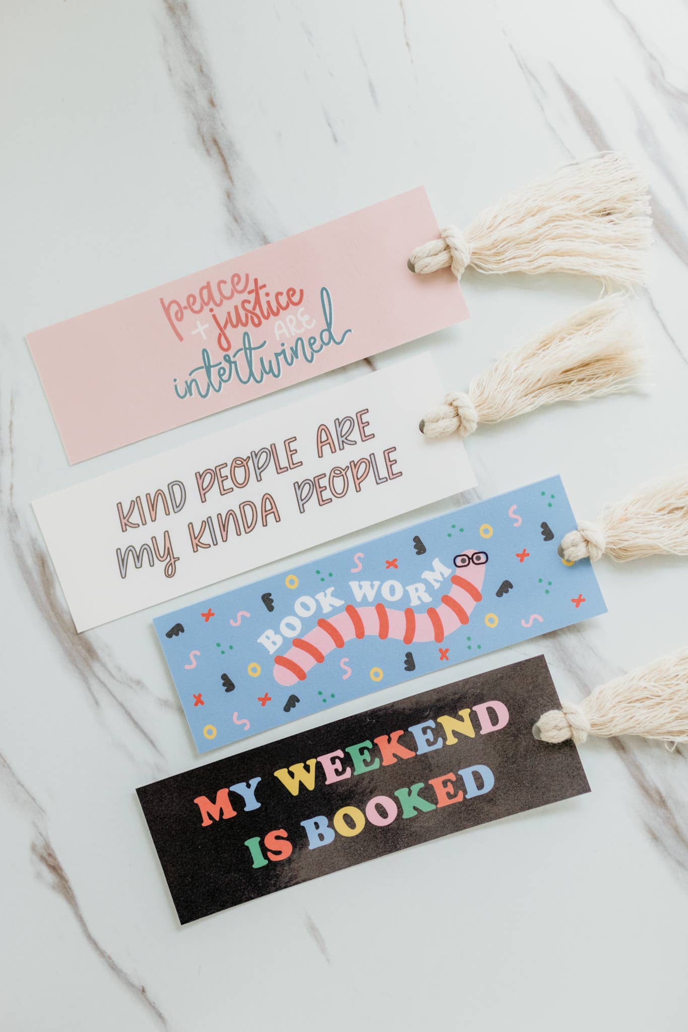 Bookworm Handmade Bookmarks