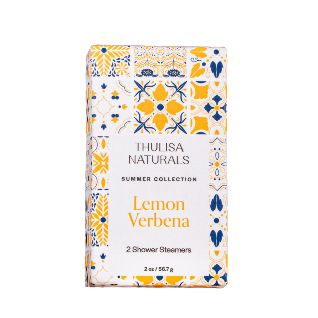 🍋  Summer Lemon Verbena Shower Steamers  | 2 pack Gift Set