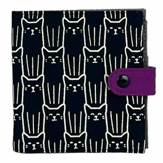 Black Cat Square Wallet
