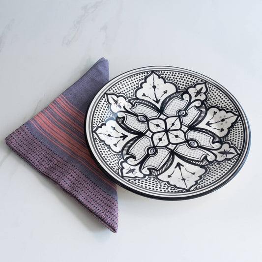 Hand Painted Haqima Ceramic Dinner Plate
