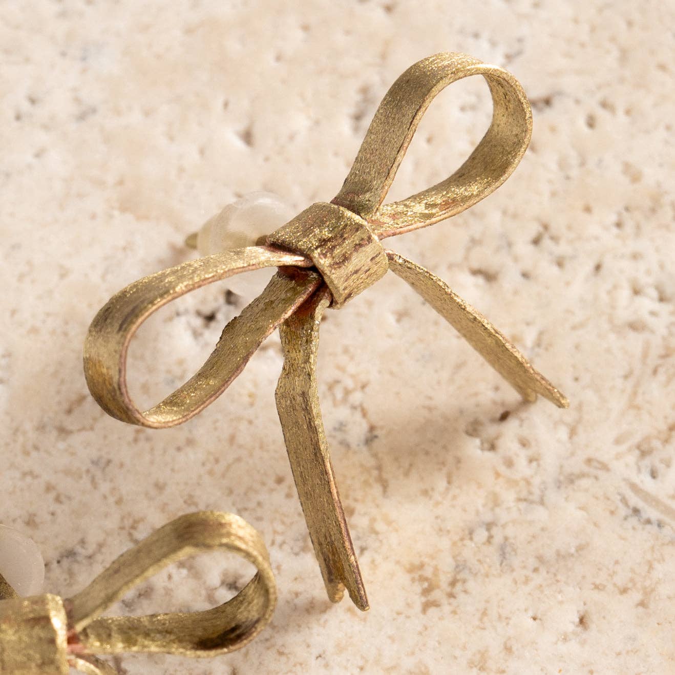 Dorada Bronze Bow Earrings