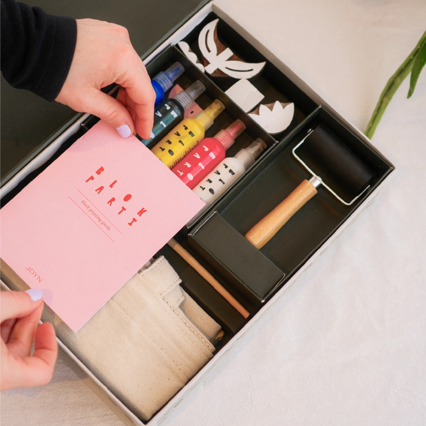 Block Printing Event Ticket