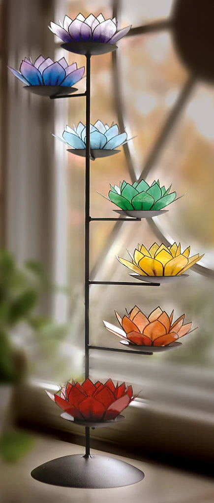 Spiral 7 Tier Tea Light Stand