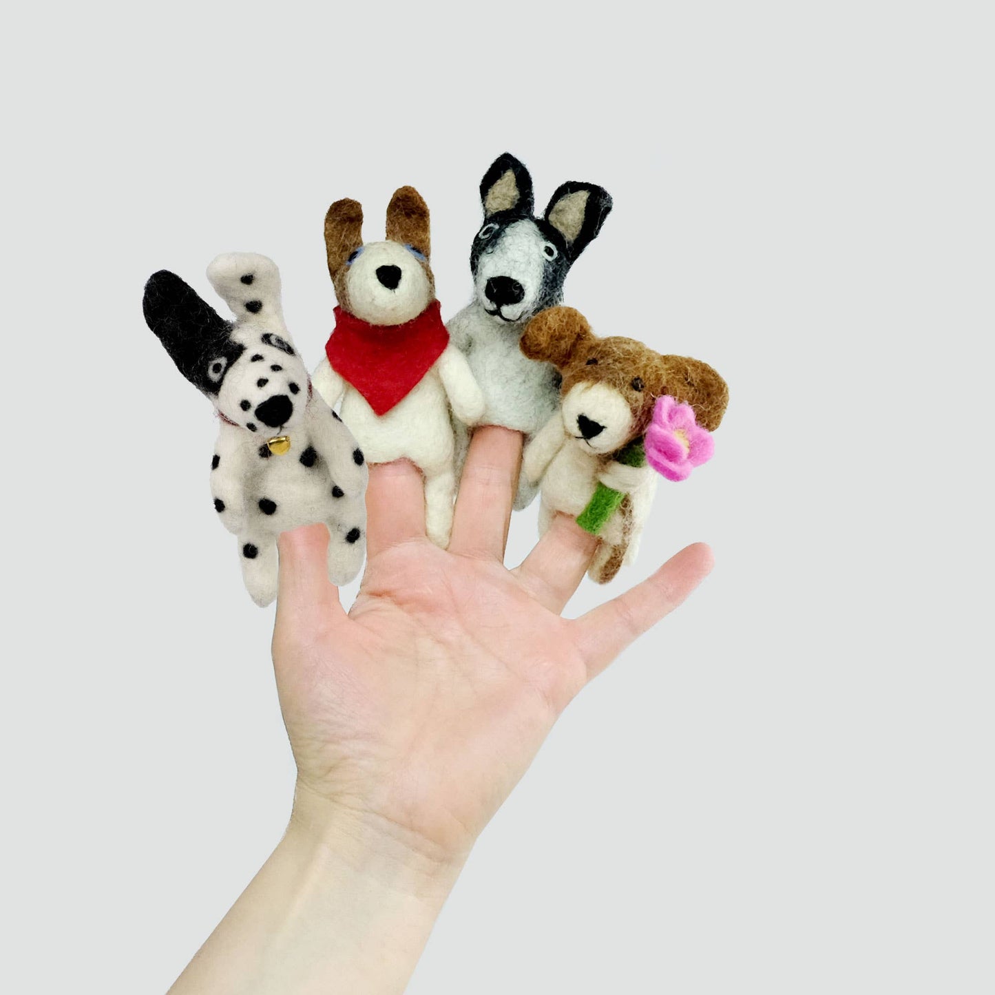 Dog Felt Finger Puppets