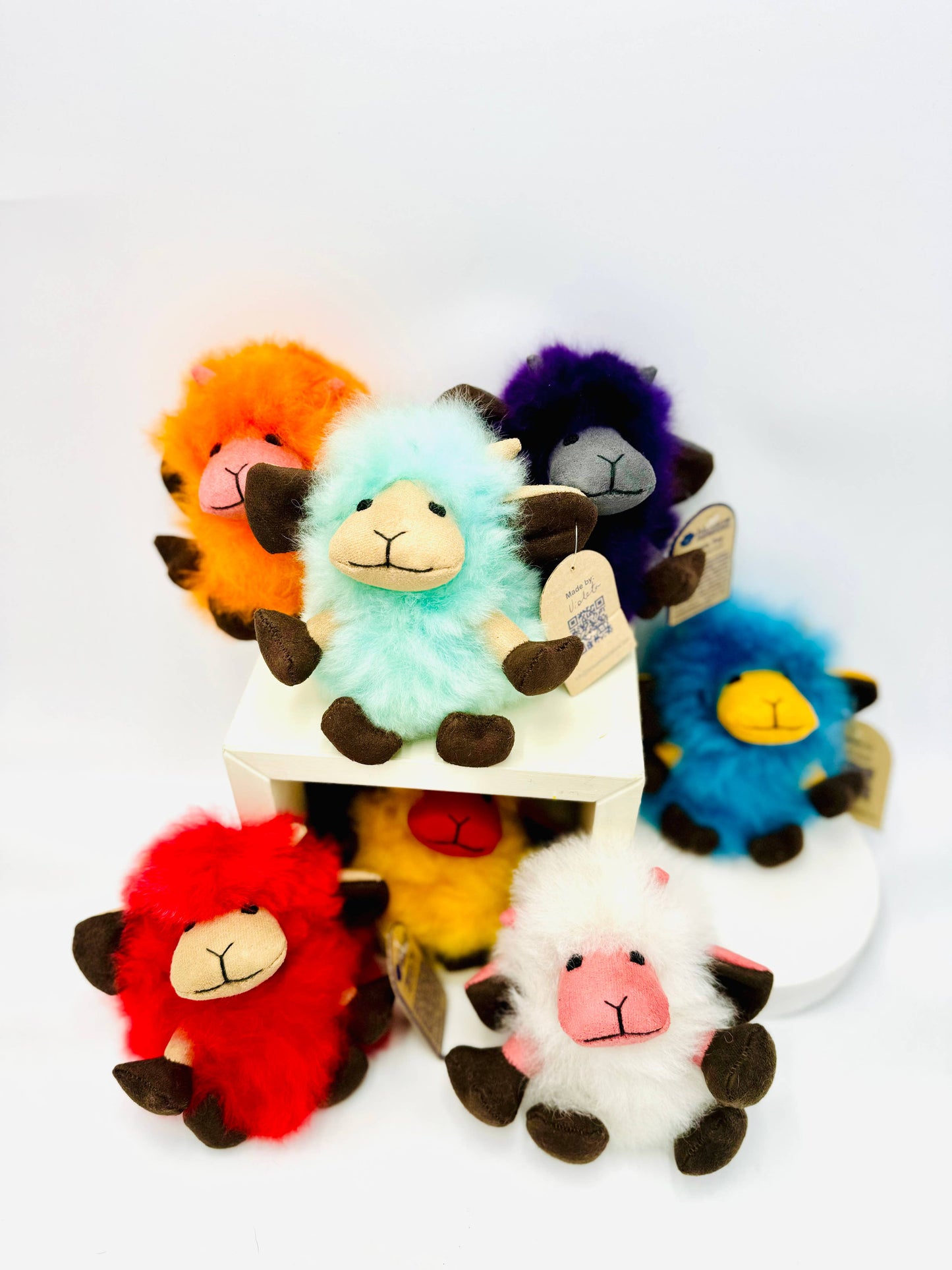 Colorful Alpaca Fur Goat