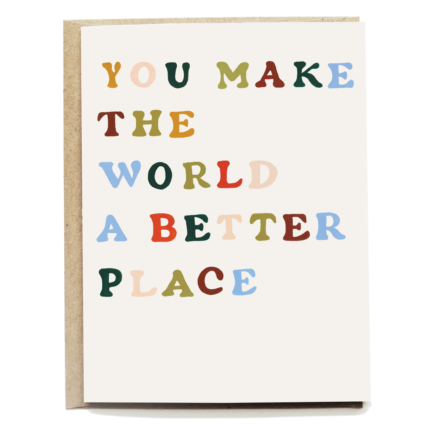 Better World Greeting Card