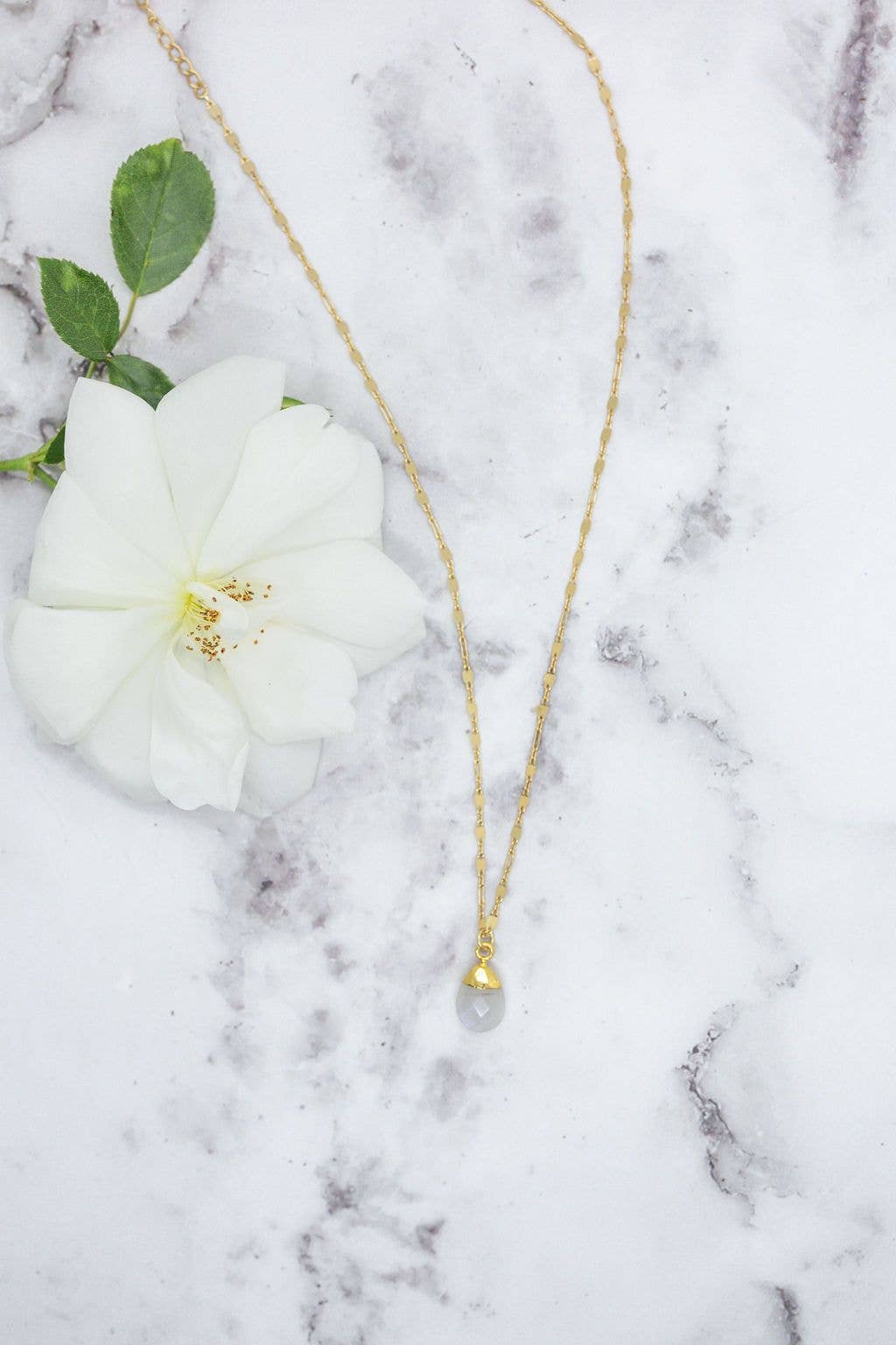 Teardrop Moonstone Pendant