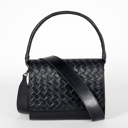 Small Batch Black Ideal Leather Crossbody