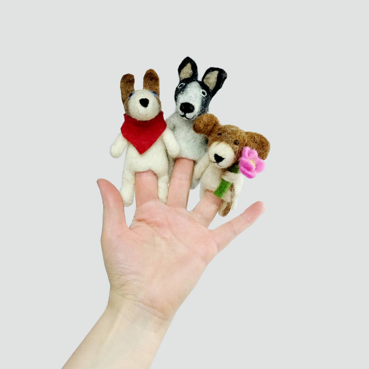 Dog Felt Finger Puppets