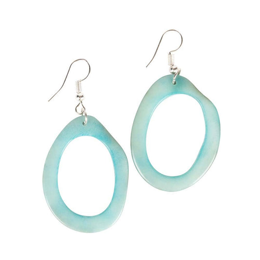 Seafoam Tagua Earrings