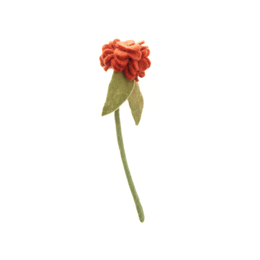 Felt Rust Geranium Flower
