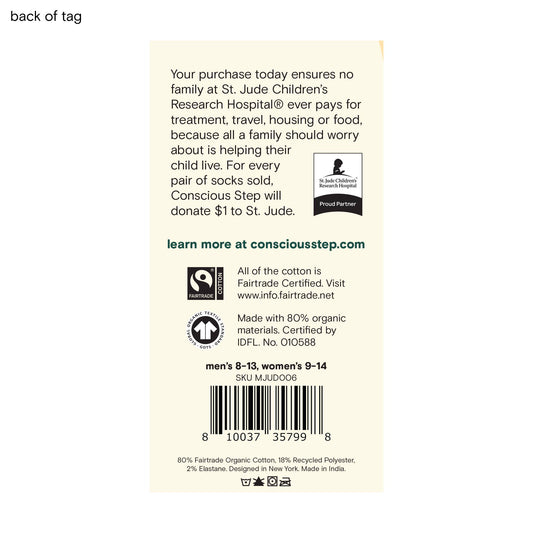 Socks that Fight Childhood Cancer (Black Stethoscopes)