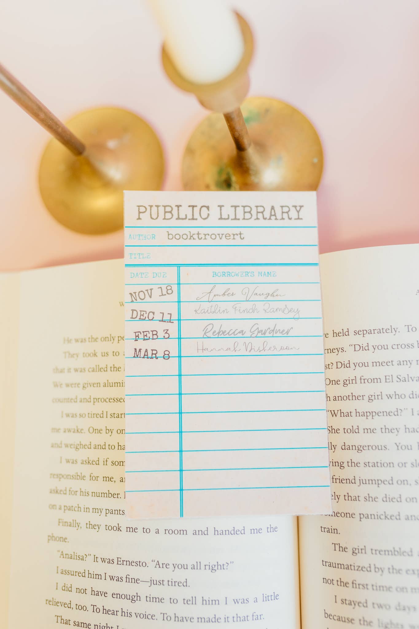 Read & Grow Handmade Bookmark