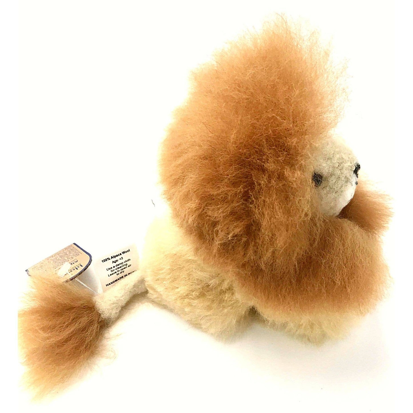 Alpaca Fur Lion Stuffed Animal