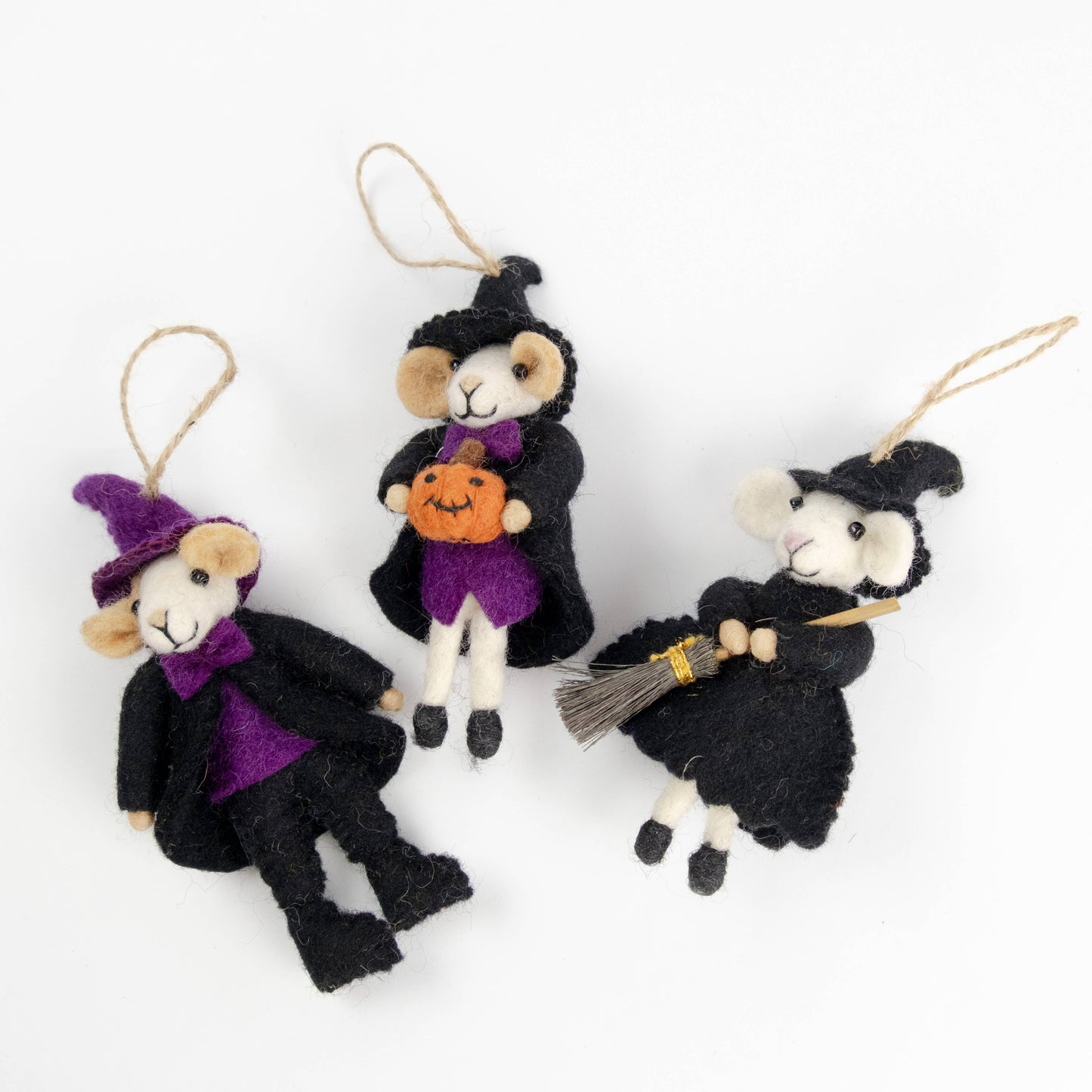 Halloween Mouse Felt Ornament