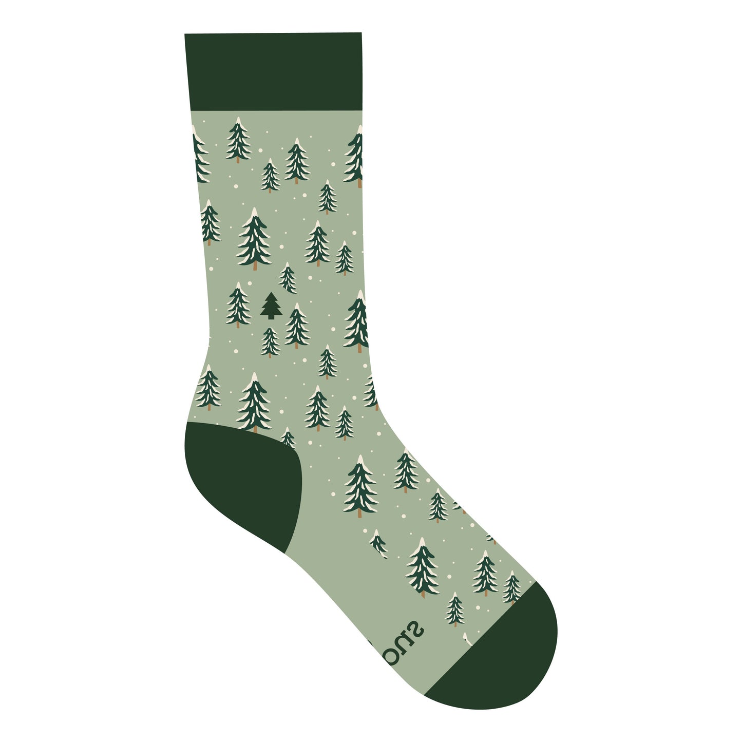 Socks that Plant Trees (Snowy Trees)