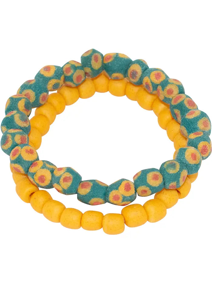 Carousel Glass Bracelet Set